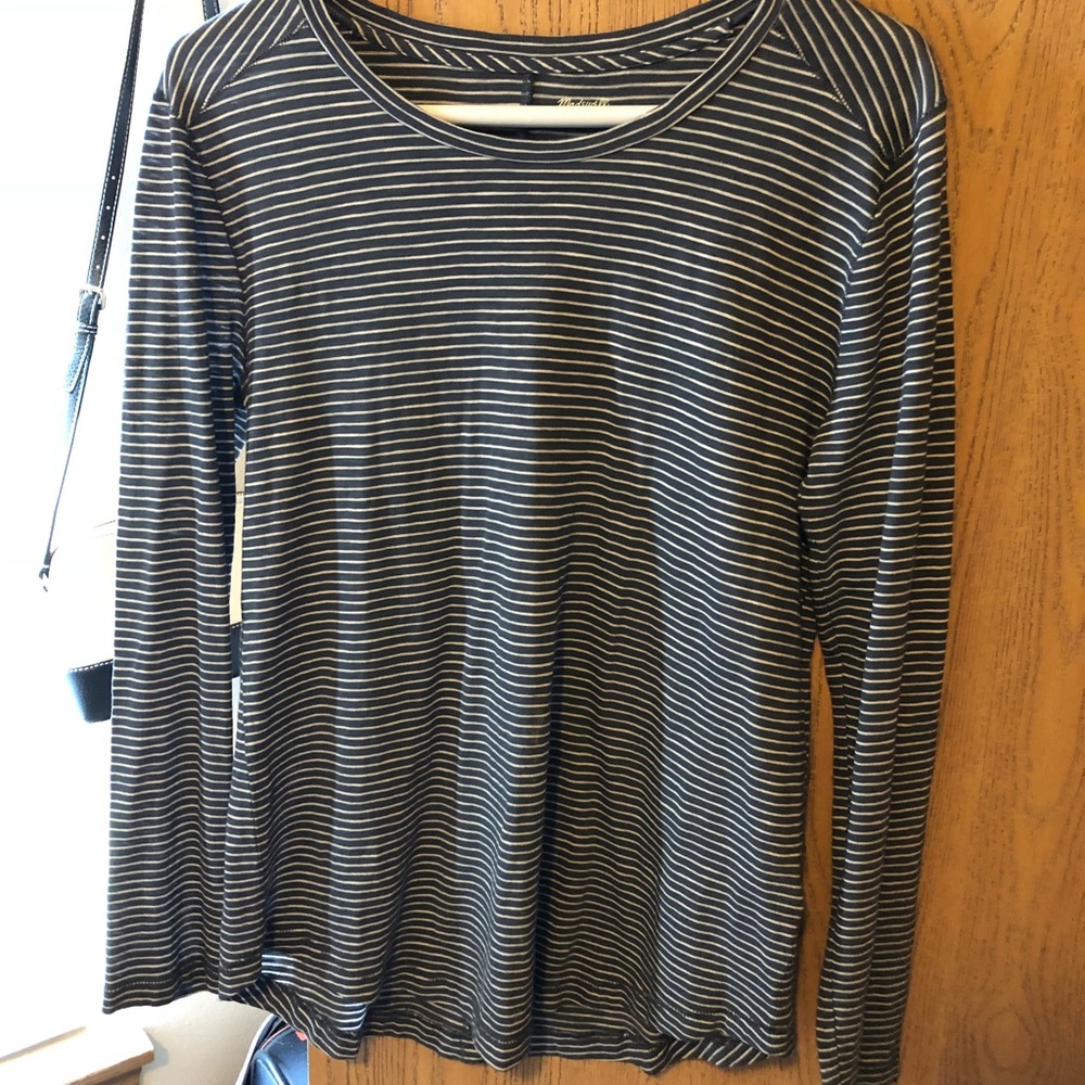 Small long sleeve grey shirt